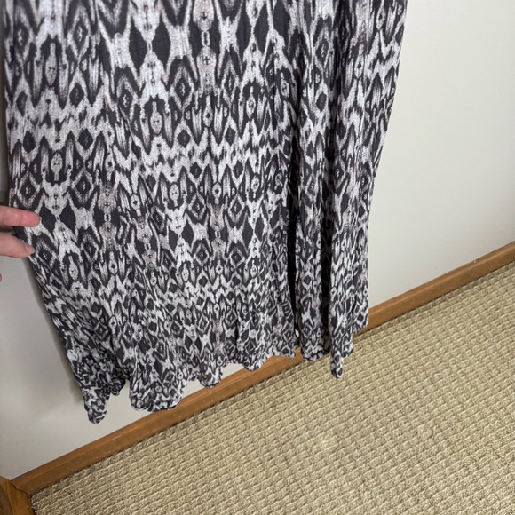 Garnet Hill printed belted Midi Dress medium - Picture 4 of 9